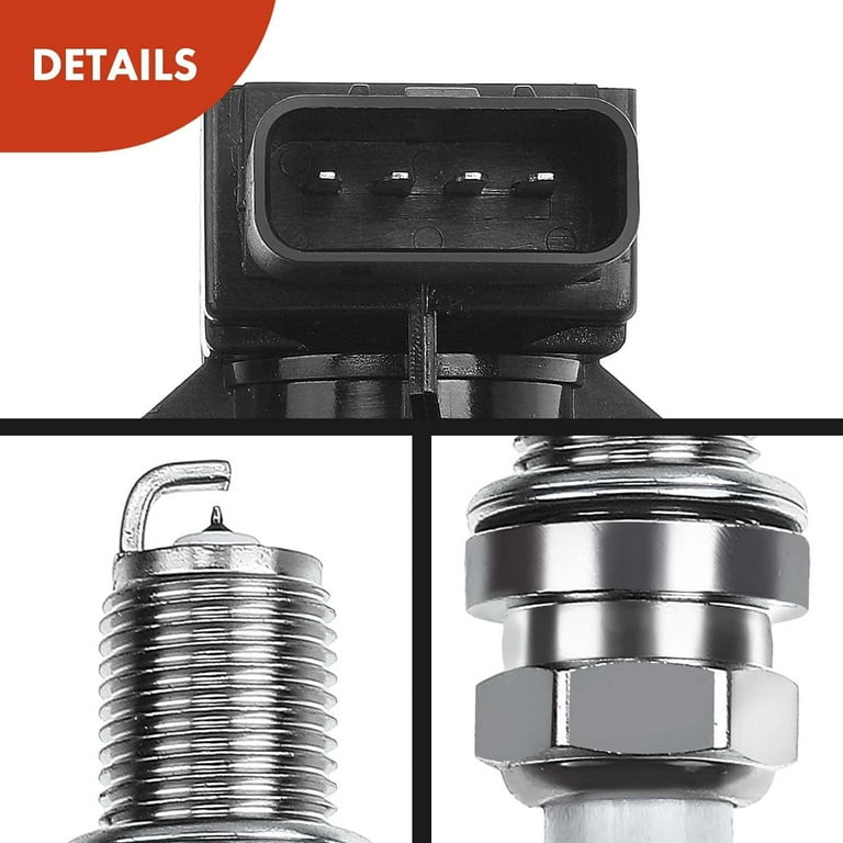 Partszen UF316 Ignition Coil Spark Plug Wire Set For Scion XA XB Toyota Echo Prius Yaris 1.5L 2001-2018,4 Pcs : Buy Online At Best Price In KSA - Souq Is Now - Foto 3