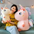 thumbnail image 3 of OULII 1 Ensemble Peluche Licorne au Design Adorable Blanc pour Femmes, 3 of 8