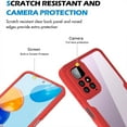 thumbnail image 2 of Clear Case for Xiaomi Redmi Note 11 4G with Built-in Screen Protector, Slim Shockproof Soft TPU Bumper Full Body Protection Phone Cover Case for Xiaomi Redmi Note 11 4G/Note 11s 4g QC Purple, 2 of 8