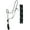 Black/Turquoise, variant on Hilason 8 Ft. Basic Two-Toned Poly Rope Halter – Durable & Lightweight