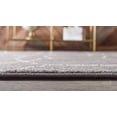 thumbnail image 2 of Unique Loom 3140890 5 x 8 ft. Geometric Trellis Frieze Rectangular Rug, Dark Gray, 2 of 5