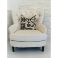 thumbnail image 2 of Plutus Metro Pulse Beige and Grey Tones Throw Pillows 24"L x24"W, 2 of 3