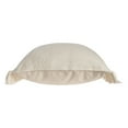 thumbnail image 3 of LR Home Bennett 20" x 20" Fringed Ivory Cotton Adult Decorative Throw Pillow, 3 of 9
