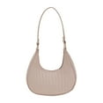 thumbnail image 3 of fenteer Women Underarm Bag Casual Fashion Medium Size with Zipper Purse Shoulder Bag Khaki, 3 of 8
