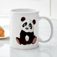 thumbnail image 3 of CafePress - Baby Panda Mug - 11 oz Ceramic Mug - Novelty Coffee Tea Cup, 3 of 4