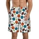 thumbnail image 1 of Fotbe Color Balls Trajes de Baño Estampados para Hombre, Shorts de Verano de Secado Rápido, Ropa de Playa, Bañadores-Large, 1 of 6