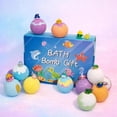 thumbnail image 2 of Bubble Treasure Bath Bomb, 12-Piece Ocean Bath Bomb for Kids with Surprise Inside, Colorful Bubble Bath Fizzy Ball, Skin-Friendly Bathing Kit for Boys & Girls (1Set), 2 of 8