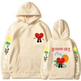 thumbnail image 2 of Sudadera con capucha de Bad Bunny para hombre y mujer, ropa de calle Unisex con estampado de Un Verano Sin Ti, chándal divertido, 2 of 2