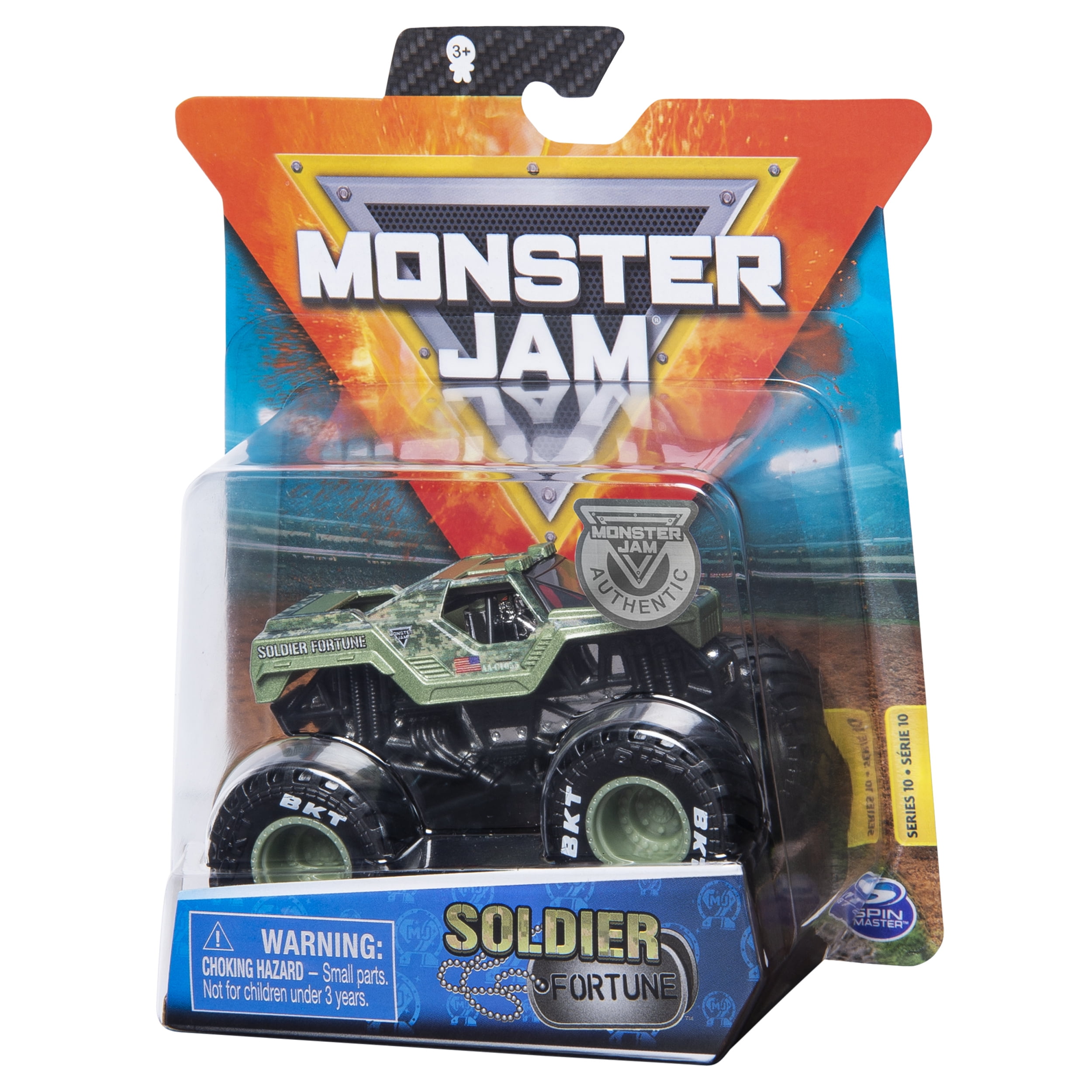 Monster Jam, Official Soldier Fortune Monster Truck, Die-Cast Vehicle