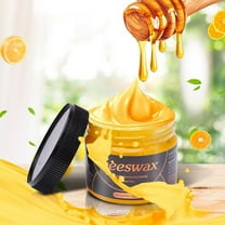 Beeswax Wood Polish, 100g Furniture Restorer, Removes Scuffs Grease, for Tables Cabinets, Natural Formula, Enhances Grain, Protective Shine