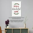 thumbnail image 3 of LifeSong Milestones "Wonderful Life" Wood Christmas Wall Art Decor for Home, 3 of 7