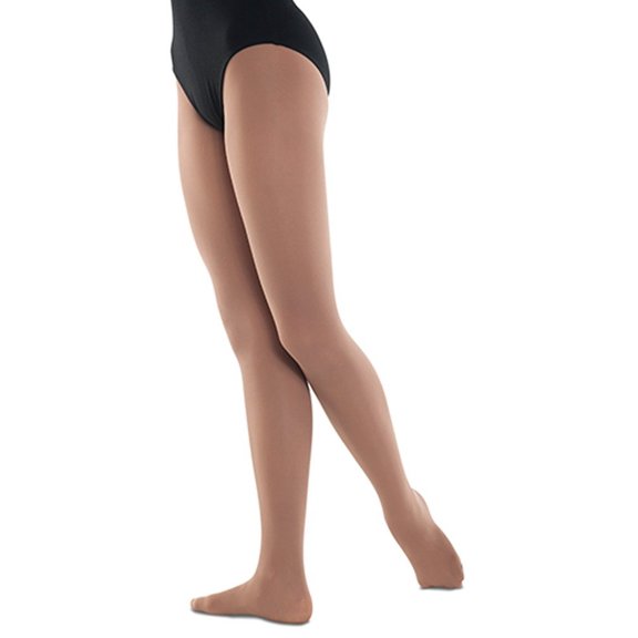 Danshuz Womens Light Suntan Soft Stretchy Nylon-Micro Spandex Tights A-B
