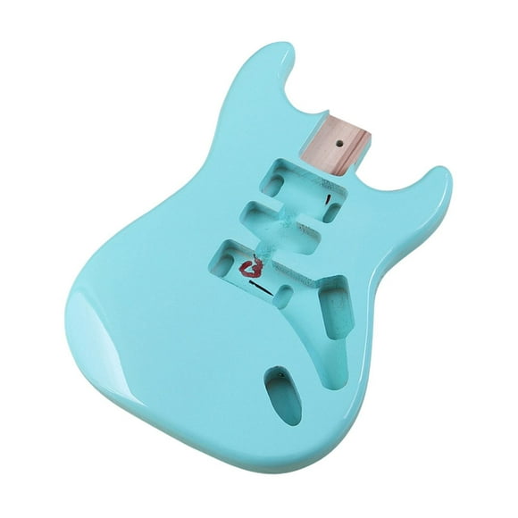 Cuerpo de Guitarra Eléctrica para Guitarras Personalizadas Accesorio de Instrumento Musical Pieza de Recambio Instalación Fácil de Madera Indicado