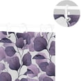 thumbnail image 5 of Coolnut Lilac Leaves Shower Curtain for Bathroom Modern Bathroom Waterproof Washable Fabric Shower Curtains with 12 Hooks for Hotel Bathroom Bathtubs 60x72 Inch Home Decor, 5 of 6