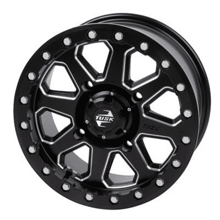 4/137 Uinta Beadlock Wheel 15x7 5.0 + 2.0 Milled/Black Compatible With Textron HAVOC 2019
