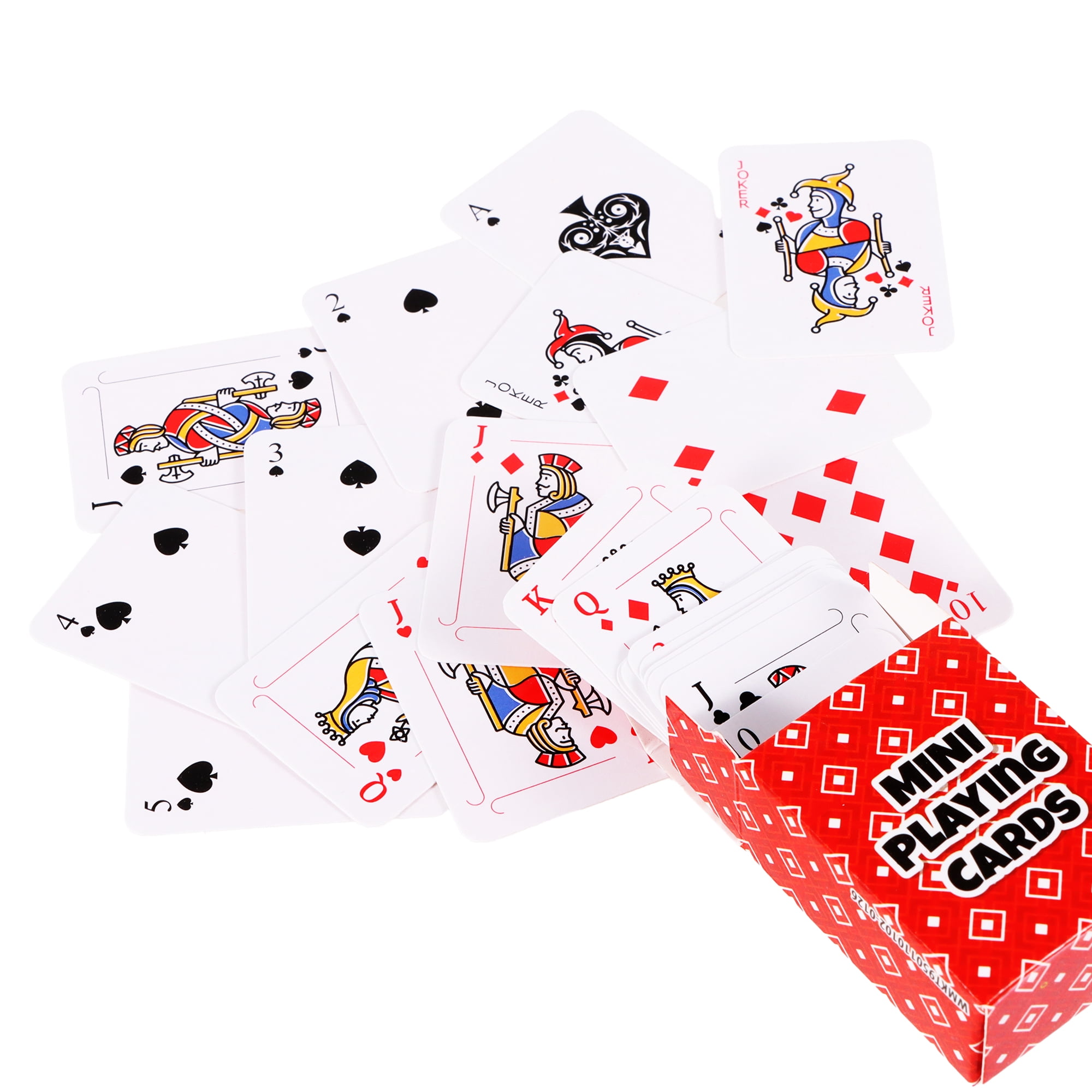 6 Count, Mini Playing Cards, Party Favors for Kids Ages 3+, by Way To Celebrate