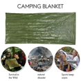 thumbnail image 3 of Emergency Sleeping Bag Bivy Sack with Whistle Outdoor Survival Sleeping Bag Thermal Blanket for Camping Backpacking, 3 of 4