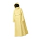 thumbnail image 3 of Poncho impermeable reutilizable de tela Oxford impermeable, abrigo impermeable unisex largo para Amarillo XL, 3 of 9