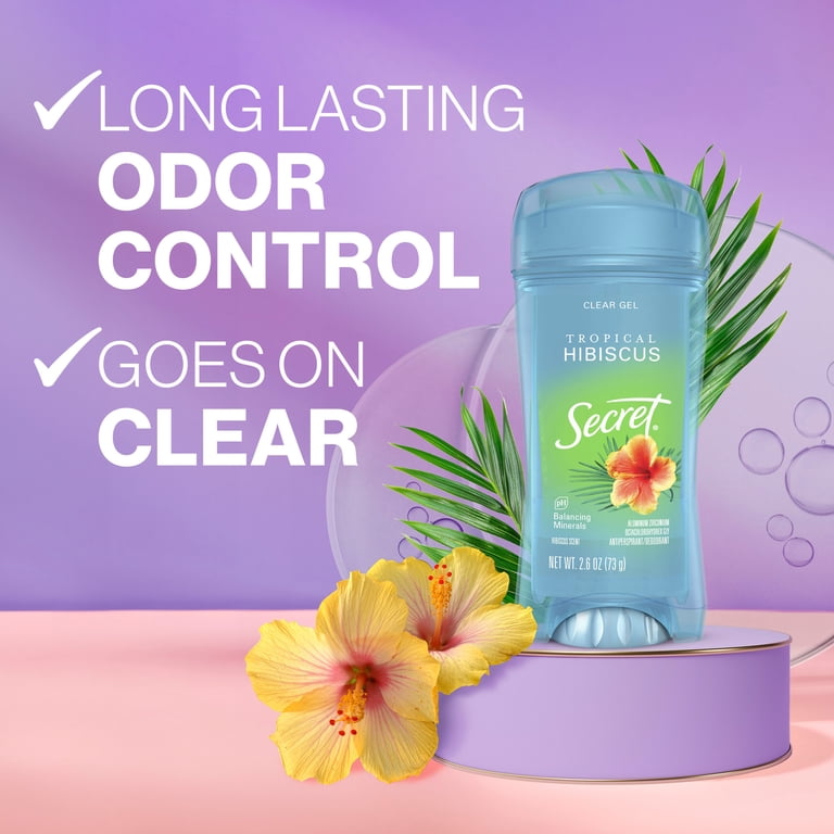 Secret Clear Gel Tropical Hibiscus Women's Antiperspirant