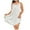 White, variant on Xixinqiwan Nightdress for Women Plus Size Adjustable Spaghetti Straps Under Dresses Folral Cami Short Slip Dress Nightgown White XL
