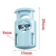 thumbnail image 5 of kjfeif 10pcs Rope Cord Locks & Sliding Clips - Single-Hole Luggage Lanyard Fasteners, Adjustable Stopper for Keychains, Backpacks, Drawstrings & DIY Crafting, Secure Cord End Clips, 5 of 5