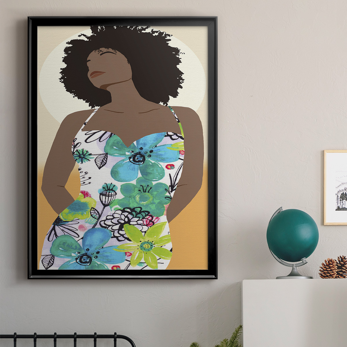 You Go Woman I Premium Framed Print - Ready to Hang