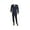 Navy, variant on Men Apollo King Double Breasted Suit Classic Peak Lapel Pleated DM22 Navy Blue