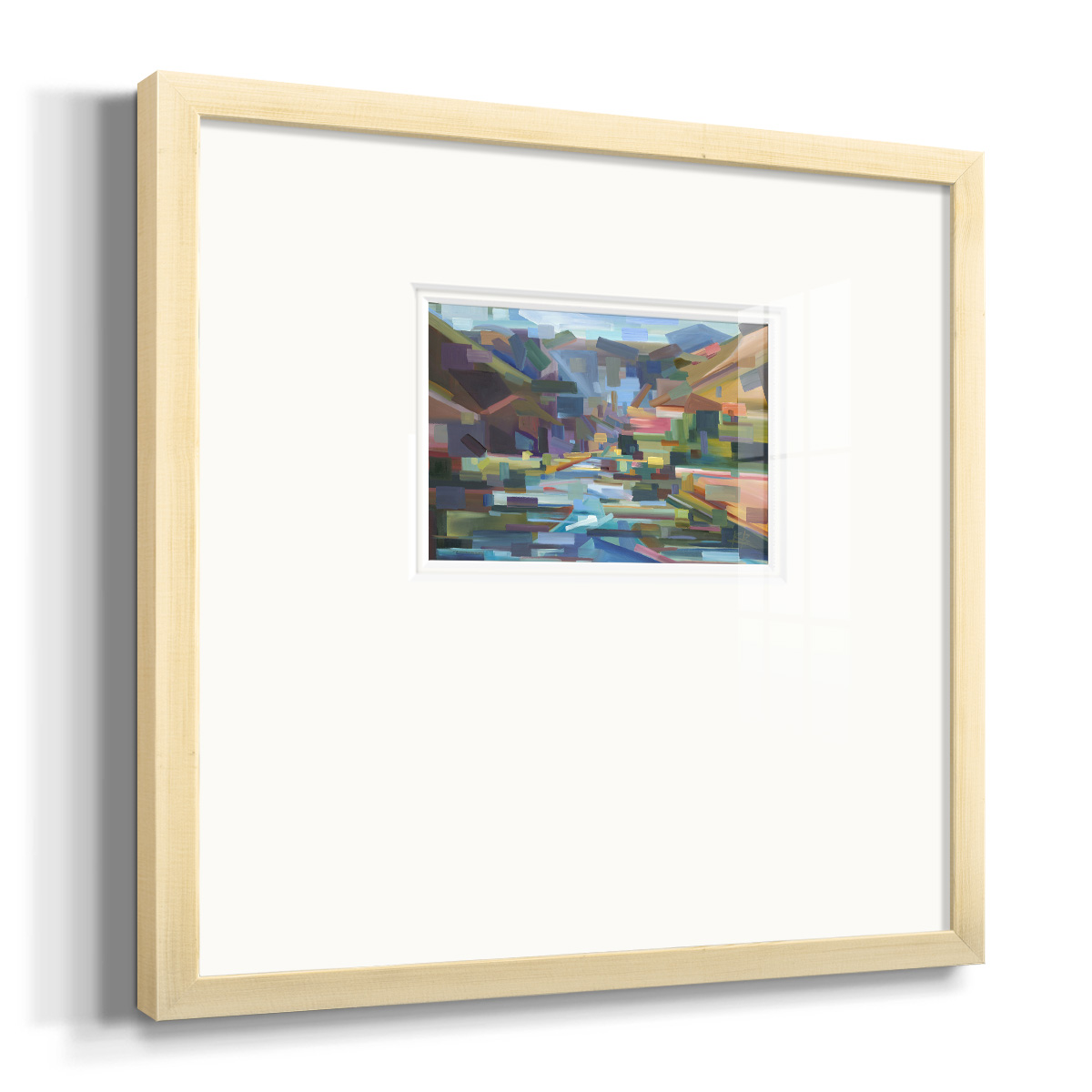 Pieces of Yakima Canyon-Premium Framed Print