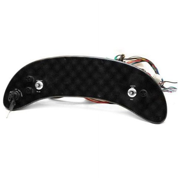 Tracker Boat Ignition Dash Panel 166692 | Carbon Fiber Plastic