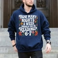 thumbnail image 5 of How Many Nights A Week Should You Be Reading 6-7 – T-Shirt, Hoodie & Sweatshirt – Book Lover Apparel – Perfect for Readers, 5 of 6