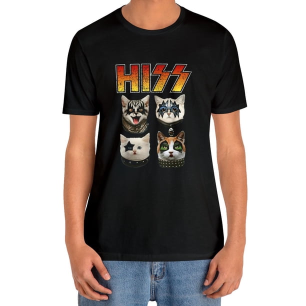 Camiseta con estampado de gato, informal y cómoda para hombre, de manga corta, ideal para actividades diarias, para adultos, hombres, mujeres, adolescentes, jóvenes y para el tiempo libre.