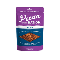 Pecan Nation Maple Snacking Pecans, 4 oz Resealable Bag