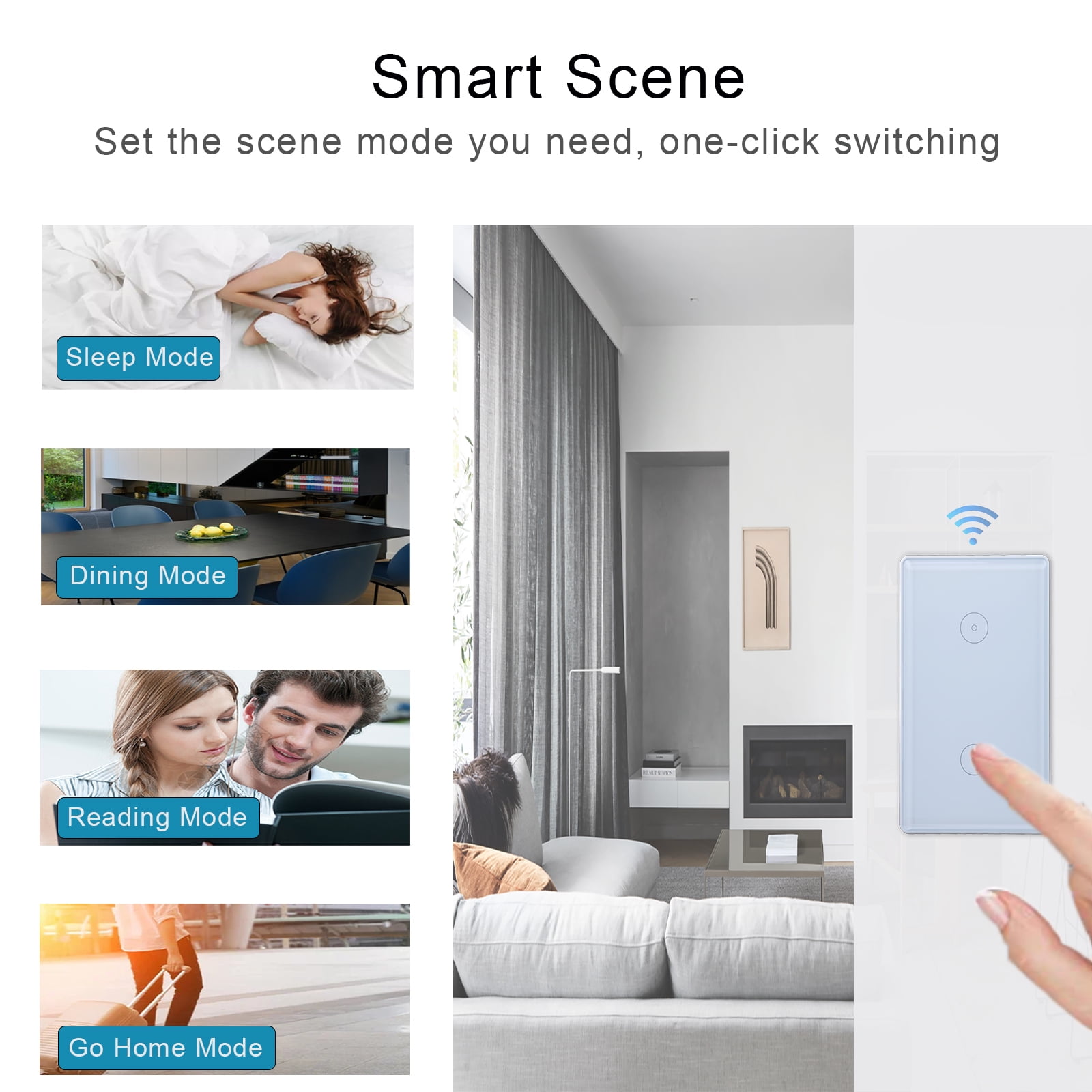 Tuya ZigBee 3.0 Hub/Wired Gateway Smart Home Bridge Compatible with Alexa and Google Home Assistant Work with Tuya Smart/Smart Life App