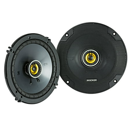 Kicker CSC65 CS 6.5 Inch 300 Watt 4 Ohm 2-Way Car Audio Speakers System, Pair