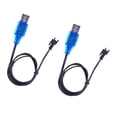 thumbnail image 1 of 2 cables de carga USB de 3,7 V y 400 mAh para vehículos RC de 60 cm. Cables de carga fiables para juguetes, coches, barcos y otros vehículos., 1 of 8