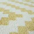 thumbnail image 2 of Modern Low-Pile Rug Geometric Moroccan Design in Pastel Colors in Yellow - 6'7" x 9'2" (6'x9'), 2 of 5