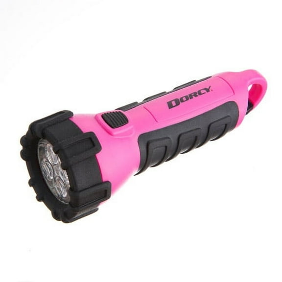 Dorcy 55 Lumen Floating Waterproof LED Flashlight with Carabineer Pink ( 41-2509)