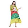thumbnail image 2 of Women's Tribal Print Plus Size Kaftans Dress Polyester Long Maxi Kimono for Ladies Casual Nightwear Gypsy Caftan Dresses Online, 2 of 2