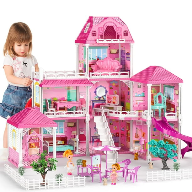 TEMI Doll House Toddler Toys for 3 4 5 6 Years Old for Girls 3Story