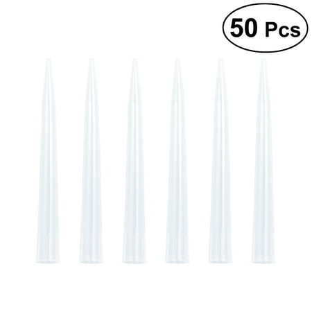 

Hemoton 50 PCS 10ml Replacement Liquid Pipette Tips Plastic Smoothly Nozzle Tip Accessories Scientific Supplies