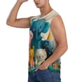 thumbnail image 3 of Fotbe Men's Cute Animal Party Print Men's Sleeveless Muscle Tank Tops Casual T-Shirts for Gym Workout Beach-X-Large, 3 of 8