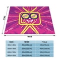 thumbnail image 6 of Pumpkin Face Smile Throw Blanket, Soft Blanket Keeps Warm All Seasons, Lightweight Warm Blanket For Sofa Bed Sofa - 60"x50", 6 of 8