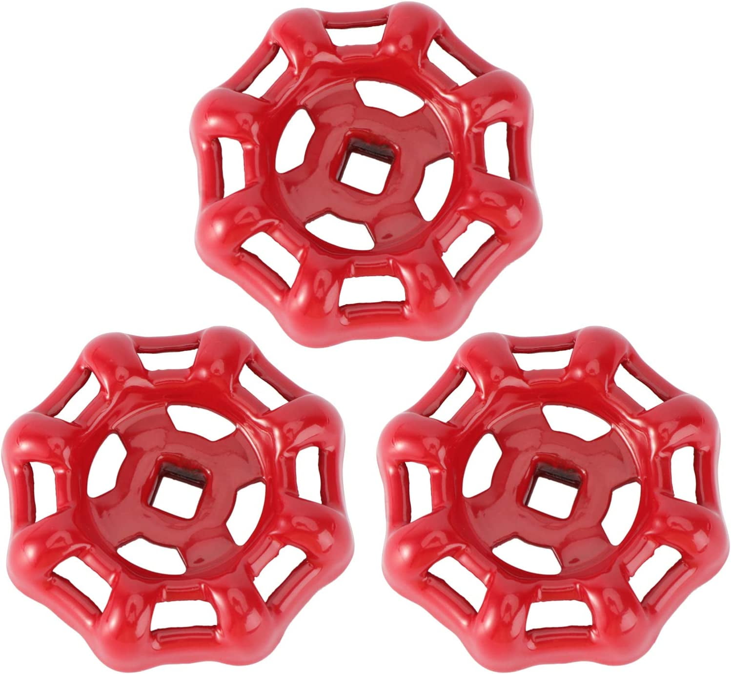 3Pcs Round Wheel Handles Outdoor Faucet Handle Replacement Hose Bib