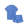 thumbnail image 4 of Wonder Nation by Girls Button Front Sleep Coat Pajama Set, Soft Polyester/Spandex Blend, 4 of 6