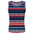 thumbnail image 2 of Striped Tank Tops for Men Color Block Summer Casual Scoop Neck Sleeveless Shirt Lightweight Breathable Tanks, 2 of 4