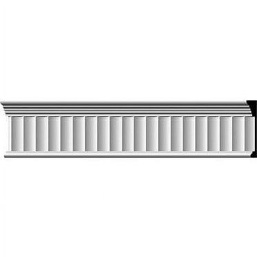 7 3/4"H x 1"P x 94 1/2"L Elsinor Fluted Frieze