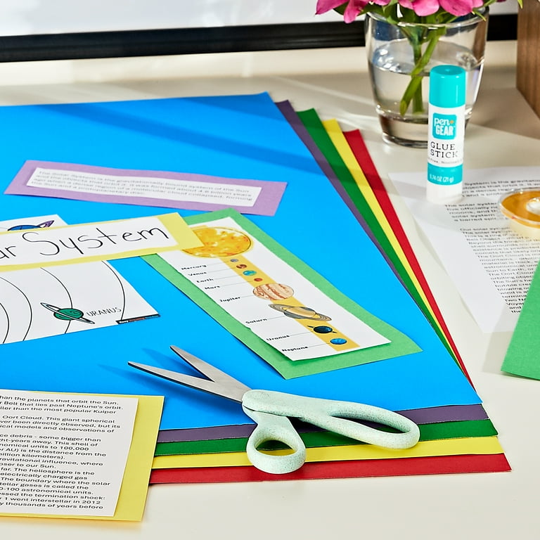 Pen + Gear Rainbow Assorted Multipack Poster Board, 22"x28", 5 Count