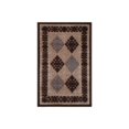 thumbnail image 2 of Modern Polyester and Cotton Diamond Geometric Indoor Scatter Accent Rug - 2' x 3', Sand-Olive Green, 2 of 5