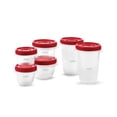 thumbnail image 5 of Rubbermaid Takealongs 12 Piece Food Storage Set, Red, 5 of 8