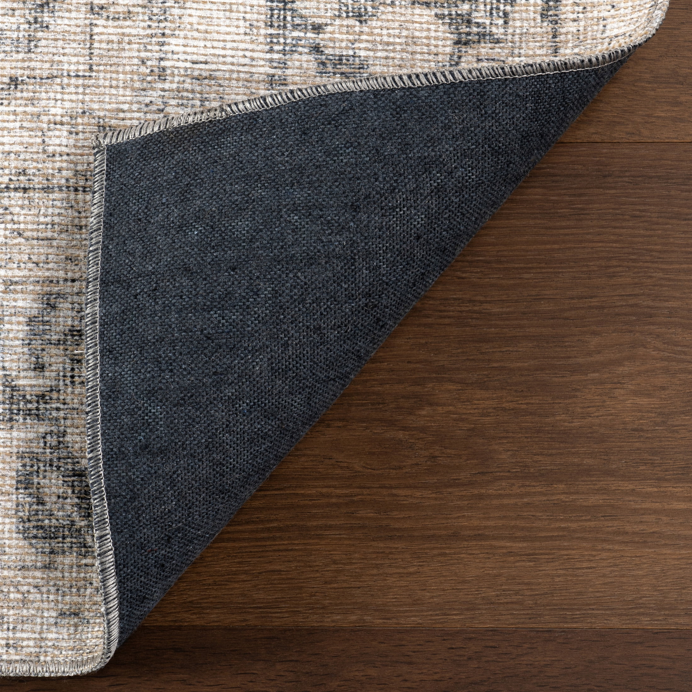 Nuloom Hillstone Collection Traditional Vintage Medallion Area Rug, 4' x 6', Brinly Grey
